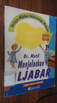Image of Dr. Math Mempersiapkanmu Belajar Aljabar