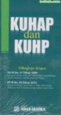 Image of KUHAP dan KUHP