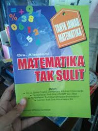 Image of Matematika Tak Sulit