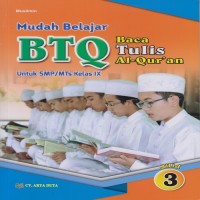 Image of Mudah Belajar BTQ Untuk SMP/MTs Kelas IX