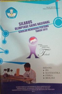 Image of Silabus Olimpiade Sains Nasional SMP Tahun 2012